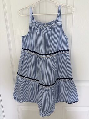 Crewcuts Girls' tiered midi dress size 7